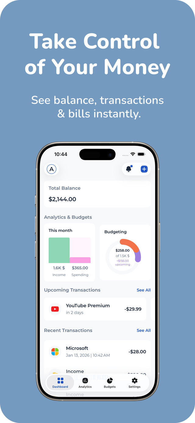 Budgetly - Expense Tracker